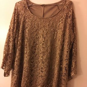 Blouse tan